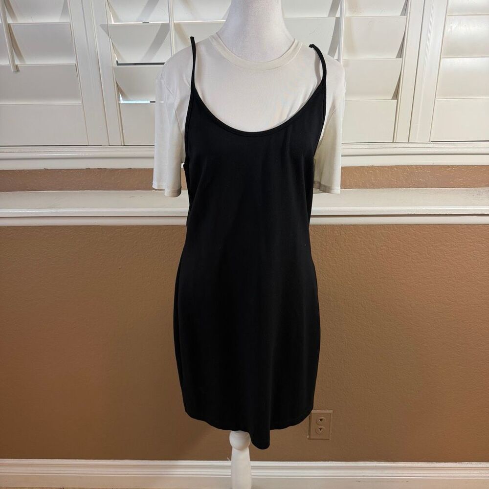 Vintage Staud Gwen Mini Body Dress Y2K 90s Grunge Quiet Luxury Model Off Duty L